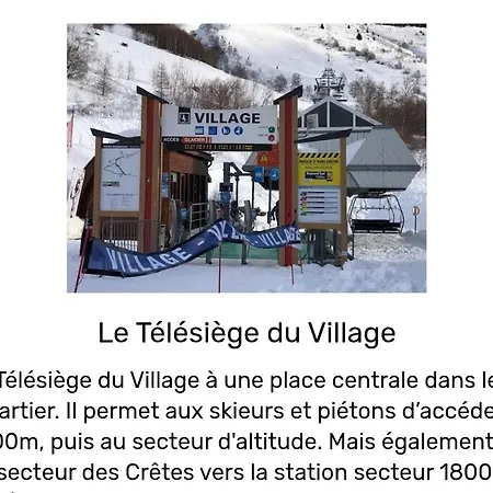 Les 2 Alpes Au Village 1800m-commerces Et Telesiege A 50m-retour Au Pied Les Deux Alpes